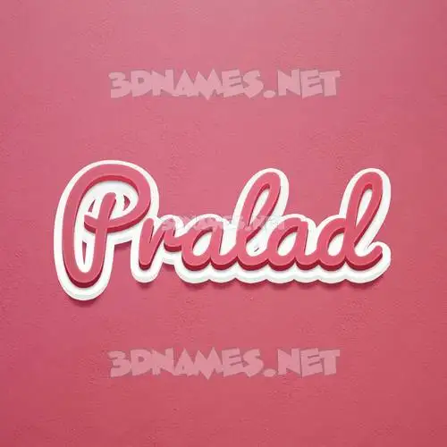 pralad in Red Scribble style - 3D name wallpaper pralad in Red Scribble style - 3D name wallpaper