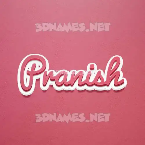pranish in Red Scribble style - 3D name wallpaper pranish in Red Scribble style - 3D name wallpaper