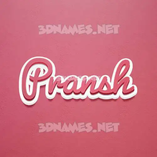 pransh in Red Scribble style - 3D name wallpaper pransh in Red Scribble style - 3D name wallpaper