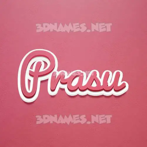 prasu in Red Scribble style - 3D name wallpaper prasu in Red Scribble style - 3D name wallpaper
