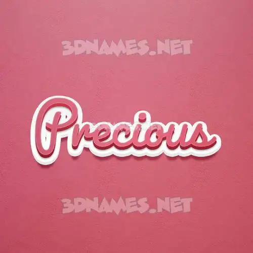 precious in Red Scribble style - 3D name wallpaper precious in Red Scribble style - 3D name wallpaper
