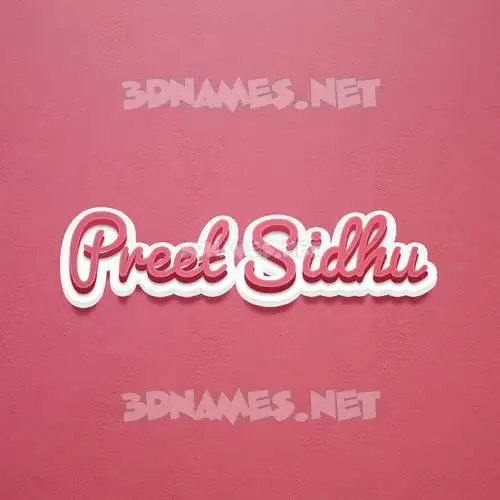 preet sidhu in Red Scribble style - 3D name wallpaper preet sidhu in Red Scribble style - 3D name wallpaper