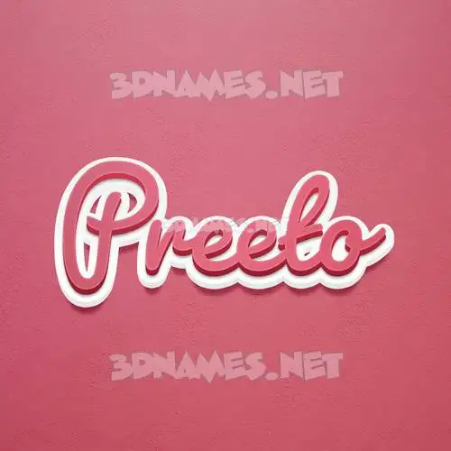 preeto in Red Scribble style - 3D name wallpaper preeto in Red Scribble style - 3D name wallpaper
