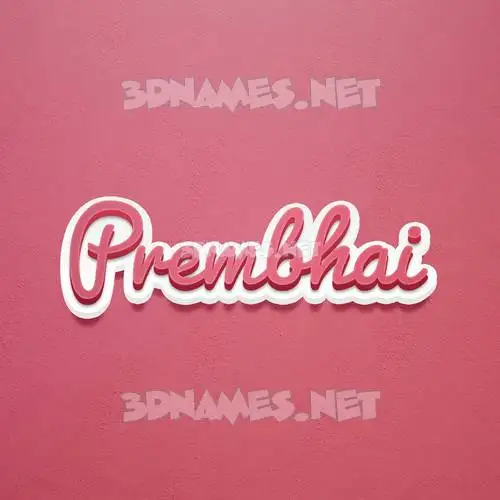 prembhai in Red Scribble style - 3D name wallpaper prembhai in Red Scribble style - 3D name wallpaper