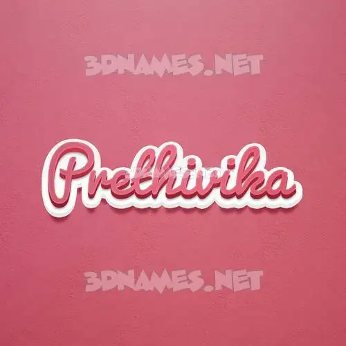 prethivika in Red Scribble style - 3D name wallpaper prethivika in Red Scribble style - 3D name wallpaper