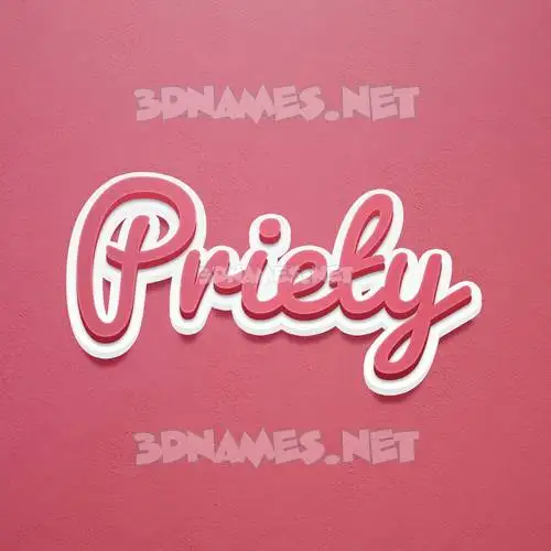 priety in Red Scribble style - 3D name wallpaper priety in Red Scribble style - 3D name wallpaper