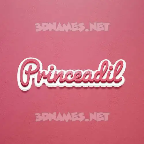princeadil in Red Scribble style - 3D name wallpaper princeadil in Red Scribble style - 3D name wallpaper