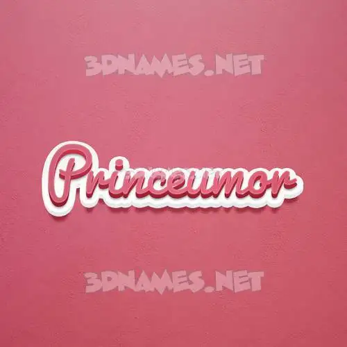 princeumor in Red Scribble style - 3D name wallpaper princeumor in Red Scribble style - 3D name wallpaper