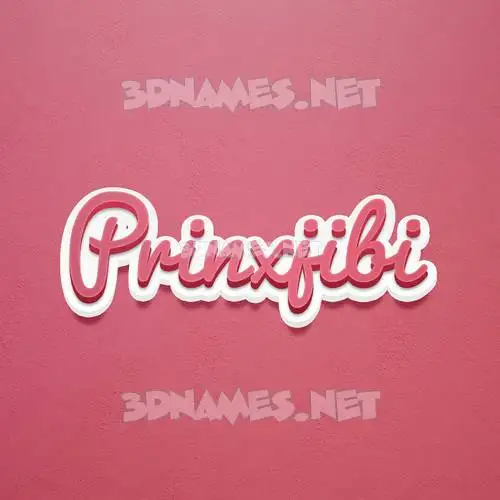 prinxjibi in Red Scribble style - 3D name wallpaper prinxjibi in Red Scribble style - 3D name wallpaper