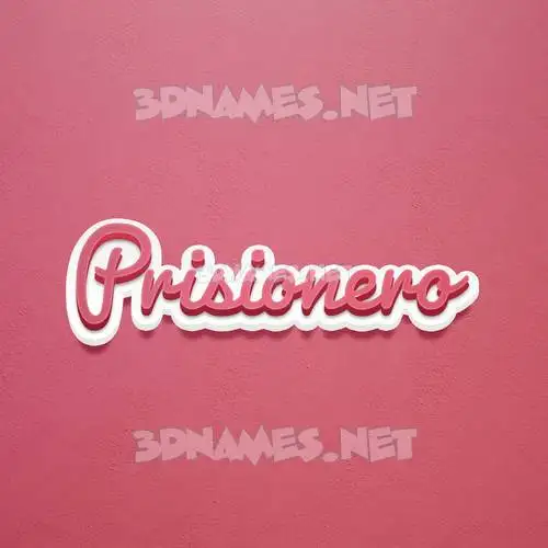 prisionero in Red Scribble style - 3D name wallpaper prisionero in Red Scribble style - 3D name wallpaper
