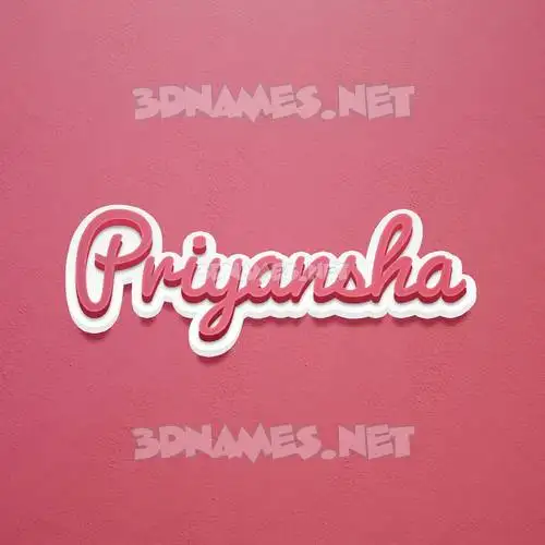 priyansha in Red Scribble style - 3D name wallpaper priyansha in Red Scribble style - 3D name wallpaper