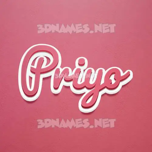 priyo in Red Scribble style - 3D name wallpaper priyo in Red Scribble style - 3D name wallpaper