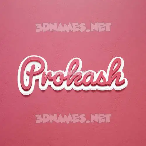 prokash in Red Scribble style - 3D name wallpaper prokash in Red Scribble style - 3D name wallpaper