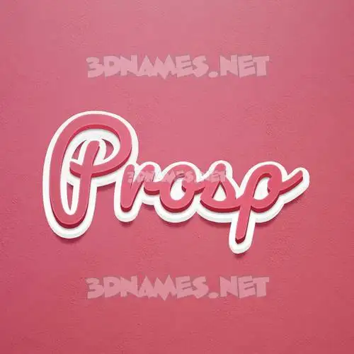 prosp in Red Scribble style - 3D name wallpaper prosp in Red Scribble style - 3D name wallpaper
