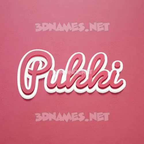 pukki in Red Scribble style - 3D name wallpaper pukki in Red Scribble style - 3D name wallpaper