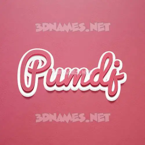 pumdj in Red Scribble style - 3D name wallpaper pumdj in Red Scribble style - 3D name wallpaper