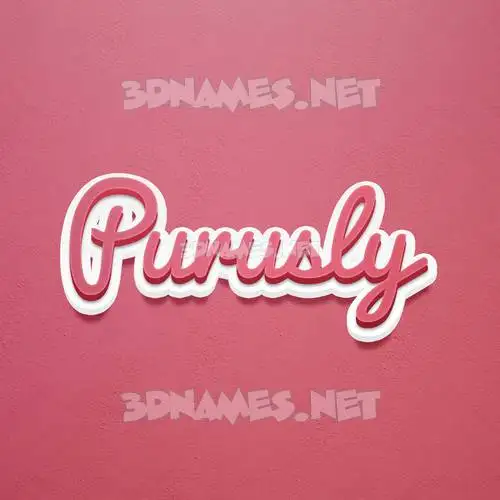 purusly in Red Scribble style - 3D name wallpaper purusly in Red Scribble style - 3D name wallpaper
