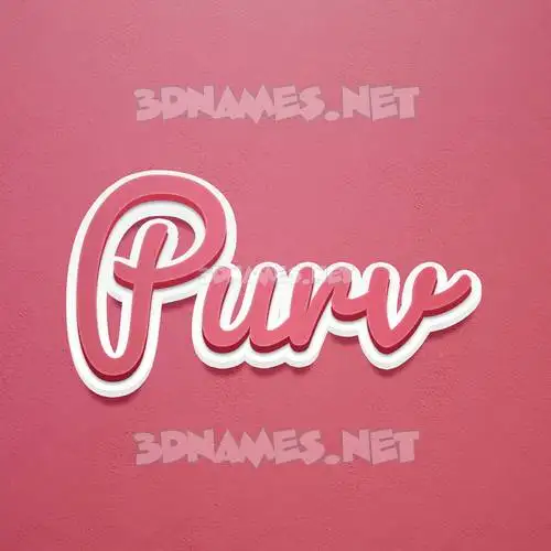 purv in Red Scribble style - 3D name wallpaper purv in Red Scribble style - 3D name wallpaper