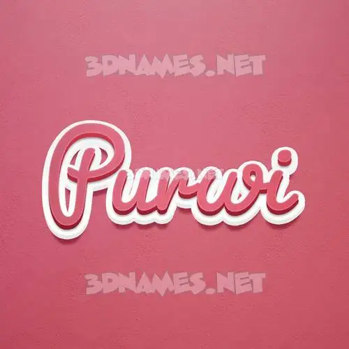 purwi in Red Scribble style - 3D name wallpaper purwi in Red Scribble style - 3D name wallpaper