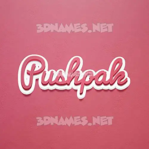pushpak in Red Scribble style - 3D name wallpaper pushpak in Red Scribble style - 3D name wallpaper