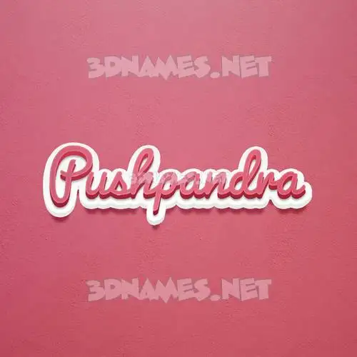 pushpandra in Red Scribble style - 3D name wallpaper pushpandra in Red Scribble style - 3D name wallpaper