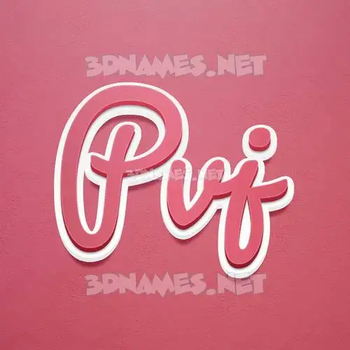 pvj in Red Scribble style - 3D name wallpaper pvj in Red Scribble style - 3D name wallpaper