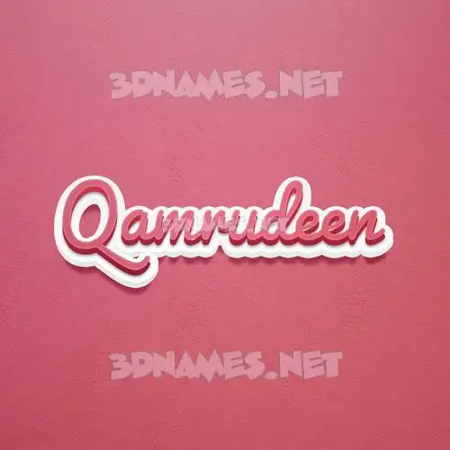 qamrudeen in Red Scribble style - 3D name wallpaper qamrudeen in Red Scribble style - 3D name wallpaper