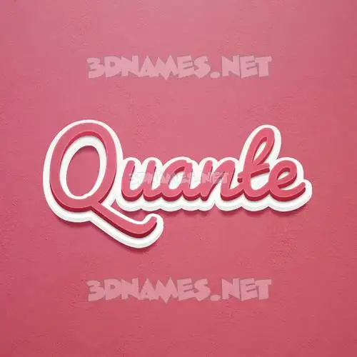 quante in Red Scribble style - 3D name wallpaper quante in Red Scribble style - 3D name wallpaper