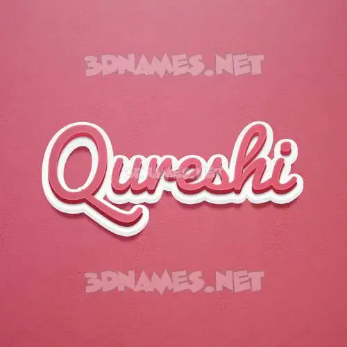 qureshi in Red Scribble style - 3D name wallpaper qureshi in Red Scribble style - 3D name wallpaper