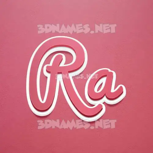ra in Red Scribble style - 3D name wallpaper ra in Red Scribble style - 3D name wallpaper