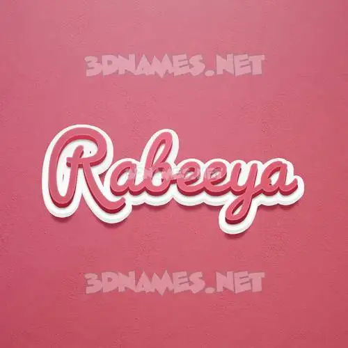 rabeeya in Red Scribble style - 3D name wallpaper rabeeya in Red Scribble style - 3D name wallpaper