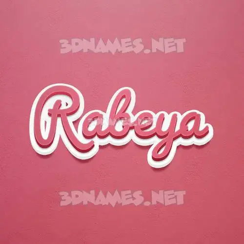 rabeya in Red Scribble style - 3D name wallpaper rabeya in Red Scribble style - 3D name wallpaper