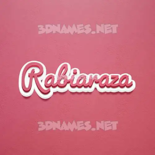rabiaraza in Red Scribble style - 3D name wallpaper rabiaraza in Red Scribble style - 3D name wallpaper