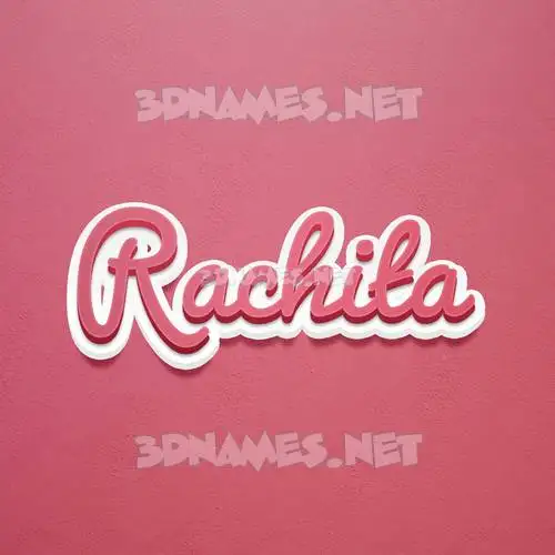 rachita in Red Scribble style - 3D name wallpaper rachita in Red Scribble style - 3D name wallpaper