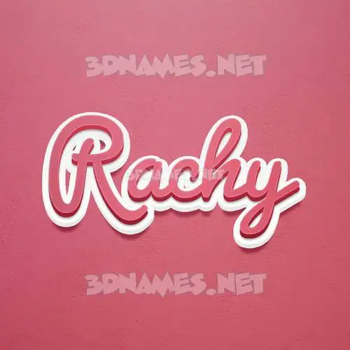 rachy in Red Scribble style - 3D name wallpaper rachy in Red Scribble style - 3D name wallpaper