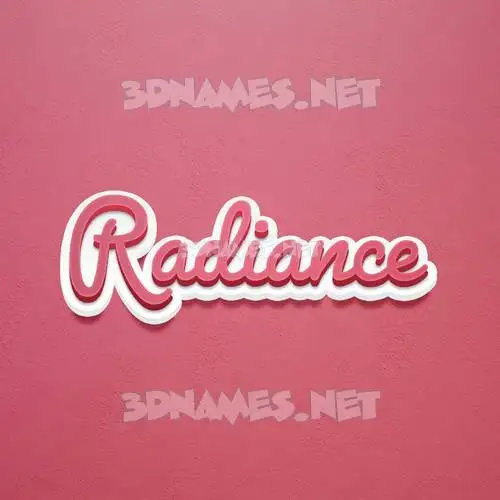 radiance in Red Scribble style - 3D name wallpaper radiance in Red Scribble style - 3D name wallpaper