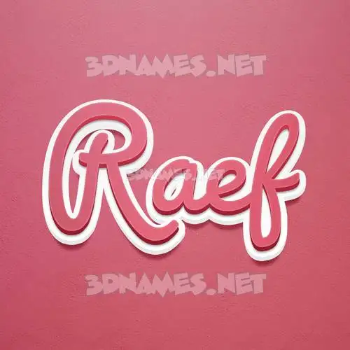 raef in Red Scribble style - 3D name wallpaper raef in Red Scribble style - 3D name wallpaper
