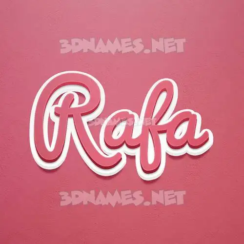 rafa in Red Scribble style - 3D name wallpaper rafa in Red Scribble style - 3D name wallpaper