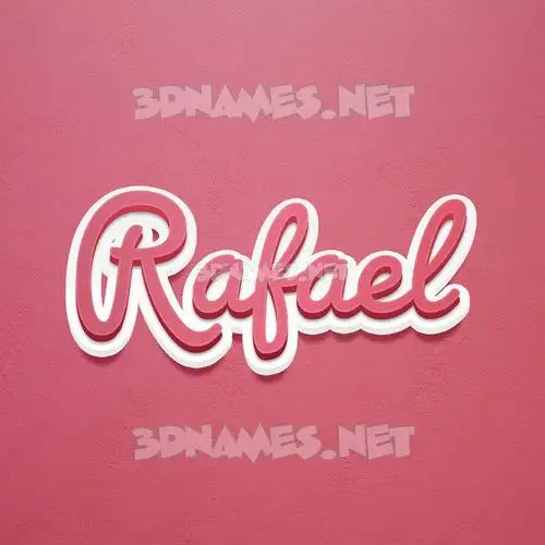 rafael in Red Scribble style - 3D name wallpaper rafael in Red Scribble style - 3D name wallpaper