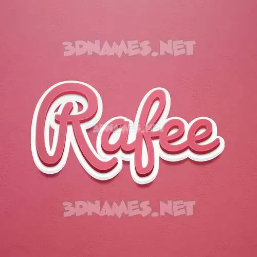 rafee in Red Scribble style - 3D name wallpaper rafee in Red Scribble style - 3D name wallpaper