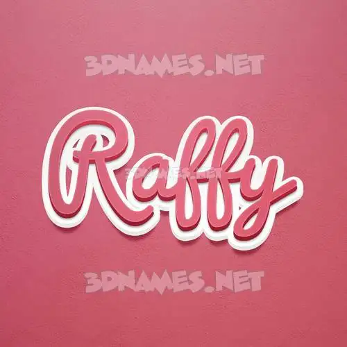 raffy in Red Scribble style - 3D name wallpaper raffy in Red Scribble style - 3D name wallpaper