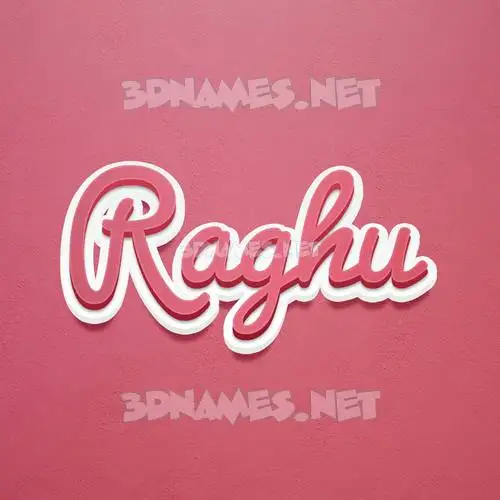 raghu in Red Scribble style - 3D name wallpaper raghu in Red Scribble style - 3D name wallpaper