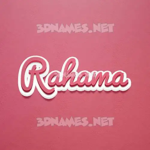 rahama in Red Scribble style - 3D name wallpaper rahama in Red Scribble style - 3D name wallpaper