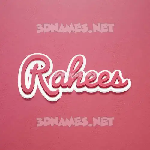 rahees in Red Scribble style - 3D name wallpaper rahees in Red Scribble style - 3D name wallpaper