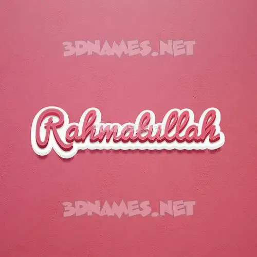 rahmatullah in Red Scribble style - 3D name wallpaper rahmatullah in Red Scribble style - 3D name wallpaper