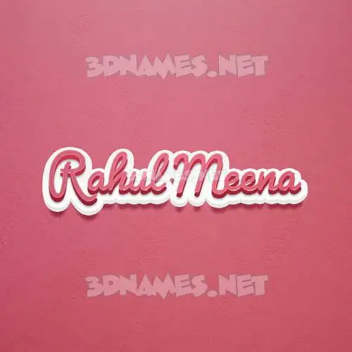 rahul meena in Red Scribble style - 3D name wallpaper rahul meena in Red Scribble style - 3D name wallpaper