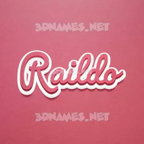 raildo in Red Scribble style - 3D name wallpaper raildo in Red Scribble style - 3D name wallpaper