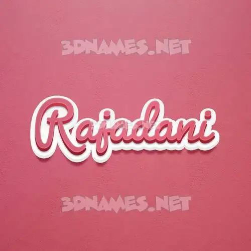 rajadani in Red Scribble style - 3D name wallpaper rajadani in Red Scribble style - 3D name wallpaper