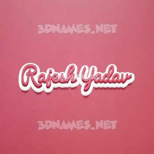 rajesh yadav in Red Scribble style - 3D name wallpaper rajesh yadav in Red Scribble style - 3D name wallpaper