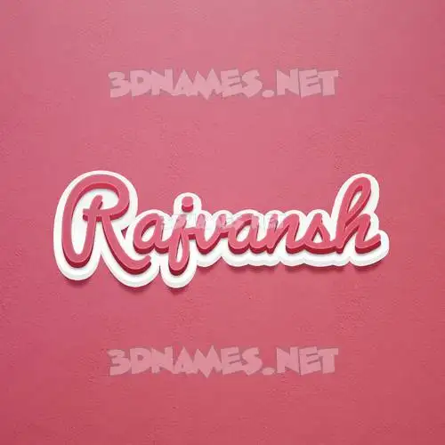 rajvansh in Red Scribble style - 3D name wallpaper rajvansh in Red Scribble style - 3D name wallpaper
